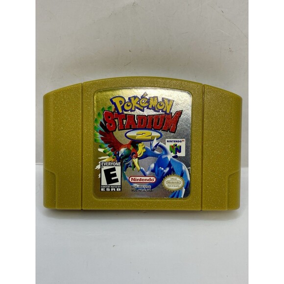 Pokemon Stadium 2 (Nintendo N64, 2001) Authentic Cartridge Only Tested CLEAN N64 - Picture 2 of 8